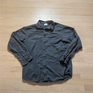 Men's Columbia Black Button-Up Shirt size medium